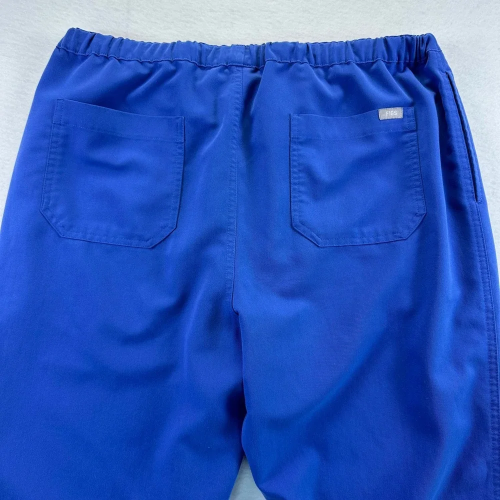 FIGS Mens Pisco Striaght Leg Royal Blue Scrub Pants Size Large FM4500 PO 1660